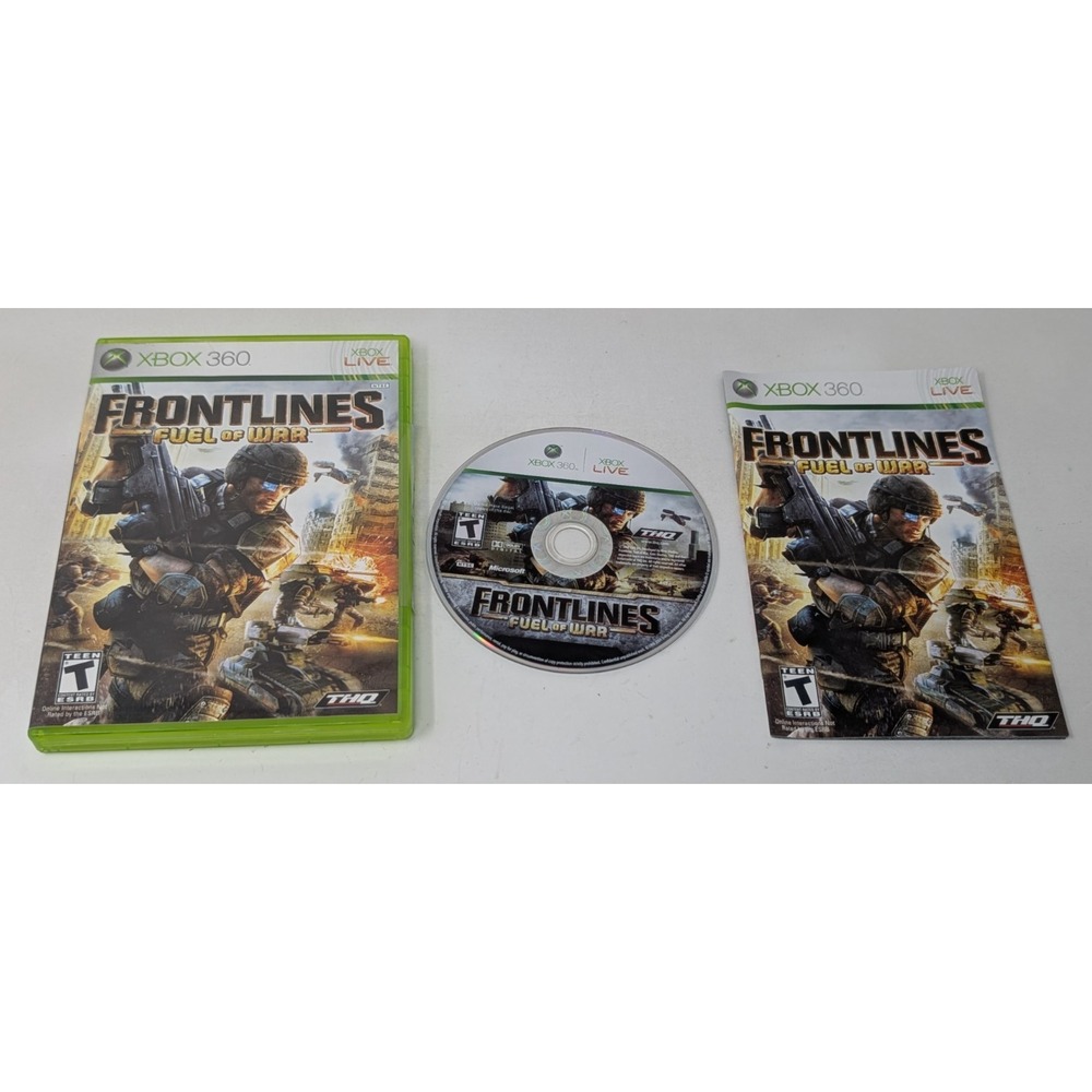 Frontlines: Fuel of War (Microsoft Xbox 360, 2008) Complete CIB